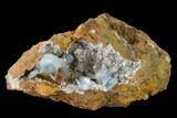 Blue Bladed Barite Crystal Clusters with Calcite  - Morocco #134935-1